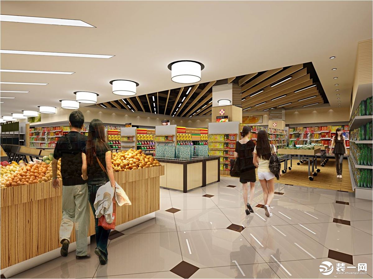北国先天下 U LIFE 精品超市设计_万维商业空间设计