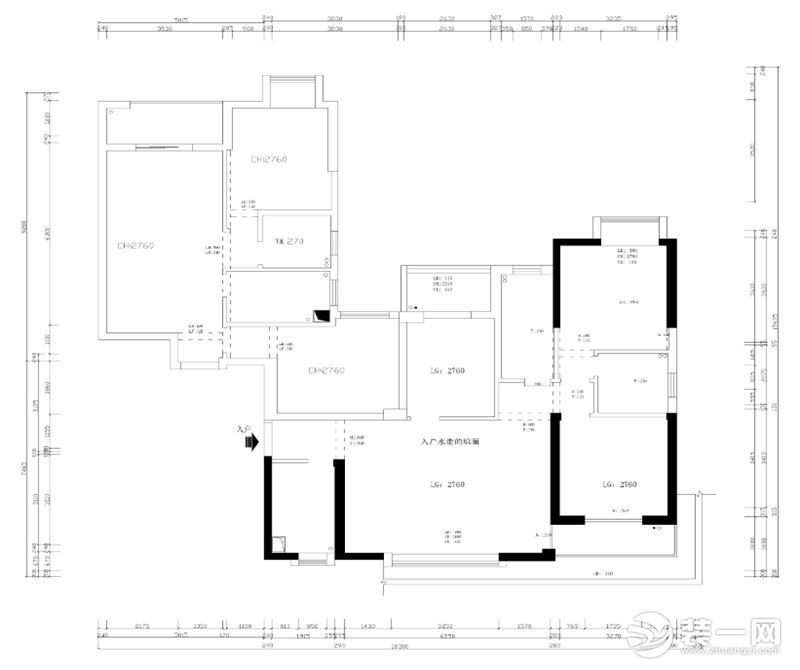 戶型圖，【山水人家裝飾】南湖時(shí)尚城現(xiàn)代風(fēng)格+全包30萬(wàn)