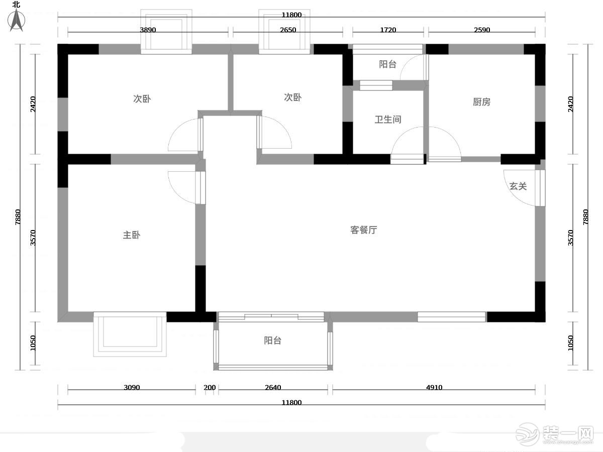 在开放式的空间设计里，客厅、餐厅、玄关、厨房之间的关系显得格外重要