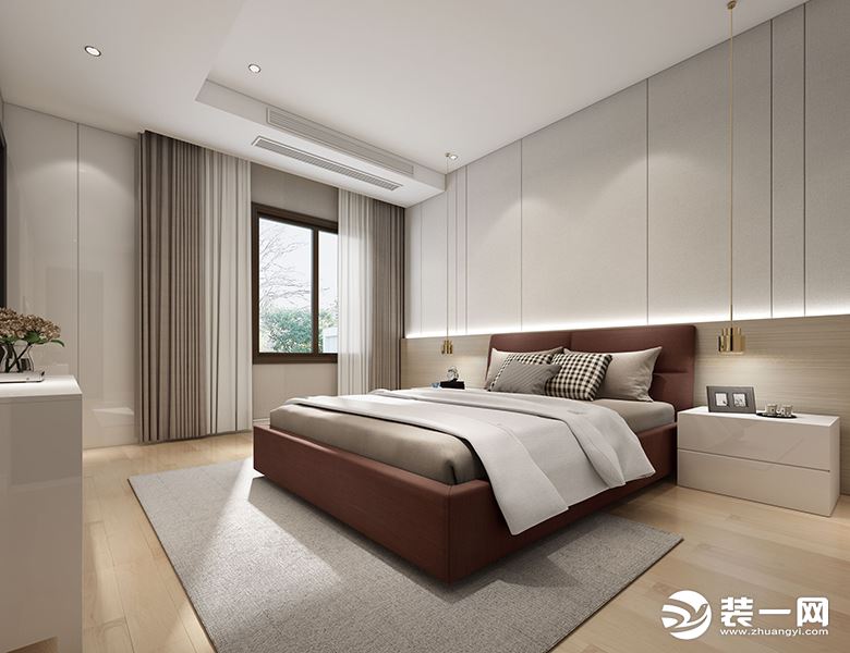 卧室效果图：欧式风格兼备豪华、优雅、和谐、舒适、浪漫的特点。