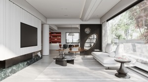 现代风格外形简洁，功能强，强调室内空间形态和物件的单一性、抽象性。