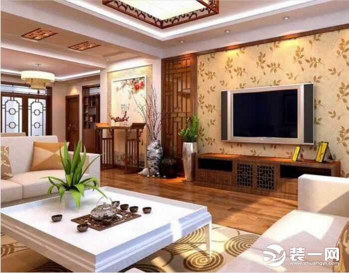 中式客厅装修风格效果图