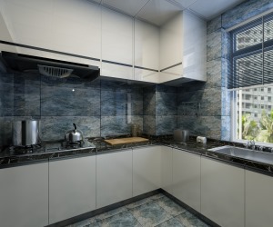 厨房橱柜石家庄玺汇国际装饰【博雅庄园】--160㎡四居室现代设计风格案例