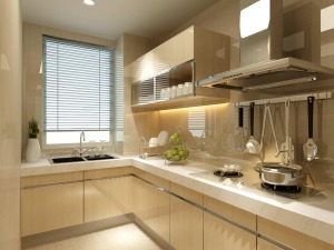 二居室现代风格效果图厨房