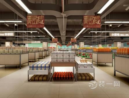 大统华超市嘉兴店-大型商超装修设计图片