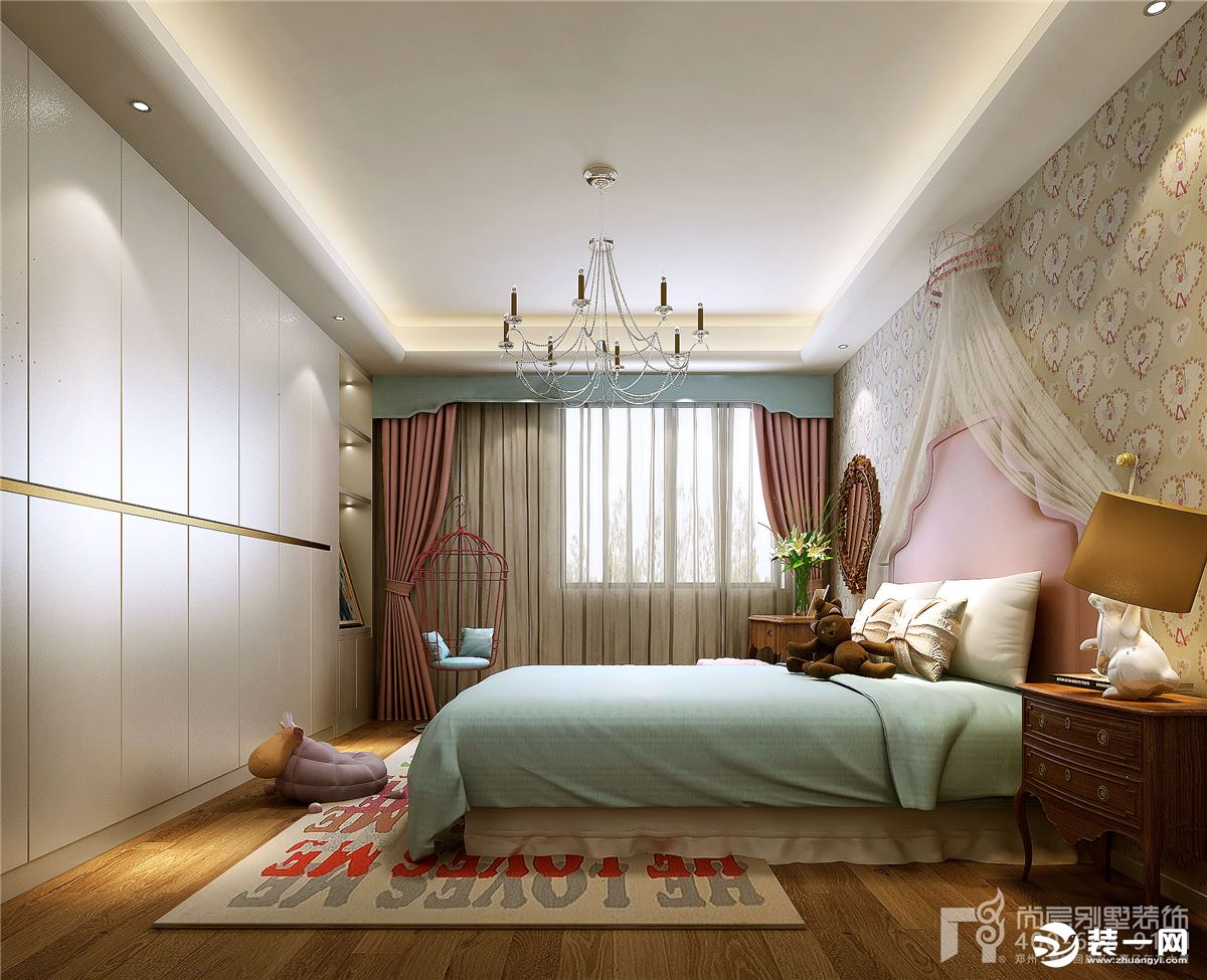 简约的细节设计，对房间的呈现有着意想不到的效果，皮粉色的床和地毯为空间赋予个性和温暖。