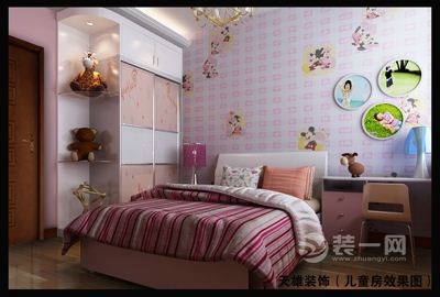 上海昆山悠然雅居310平米别墅新古典风格儿童房