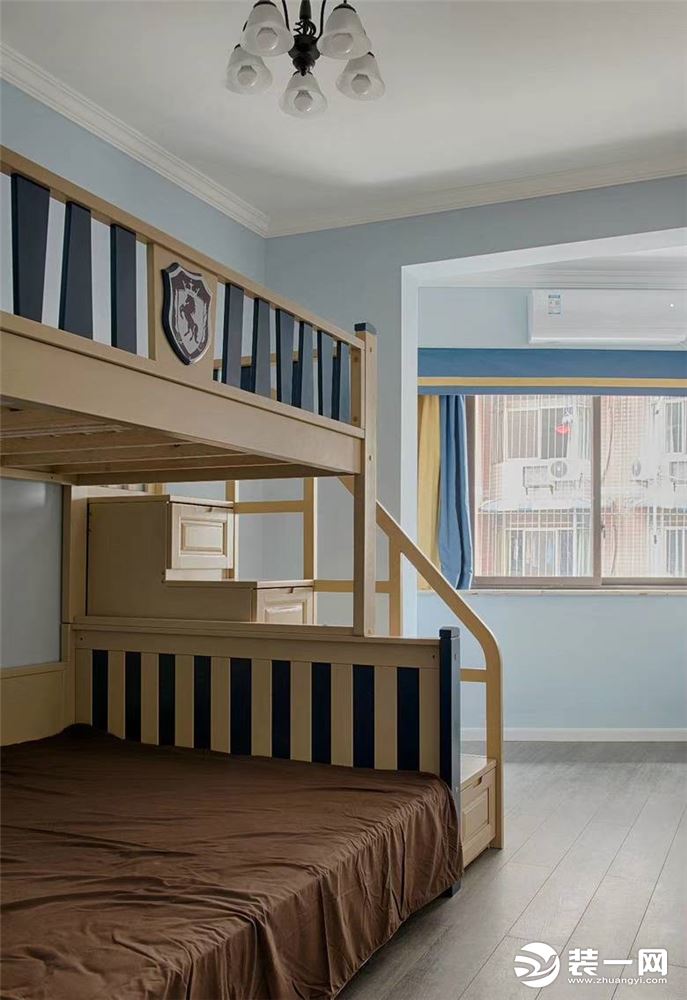 惠州景欣装饰140平美式风格儿童房效果图