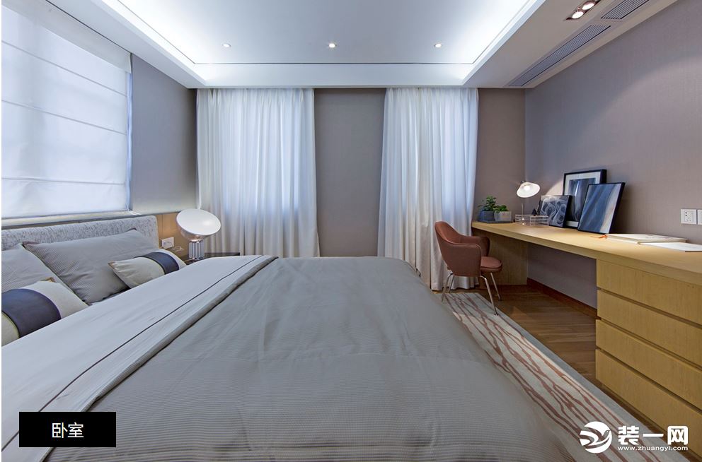 惠州景欣装饰230平方复式现代风格卧室效果图