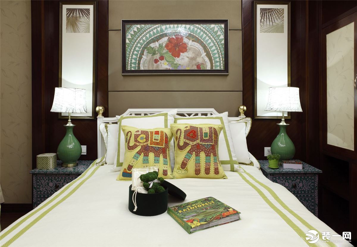 惠州景欣装饰120平方中式风格卧室效果图