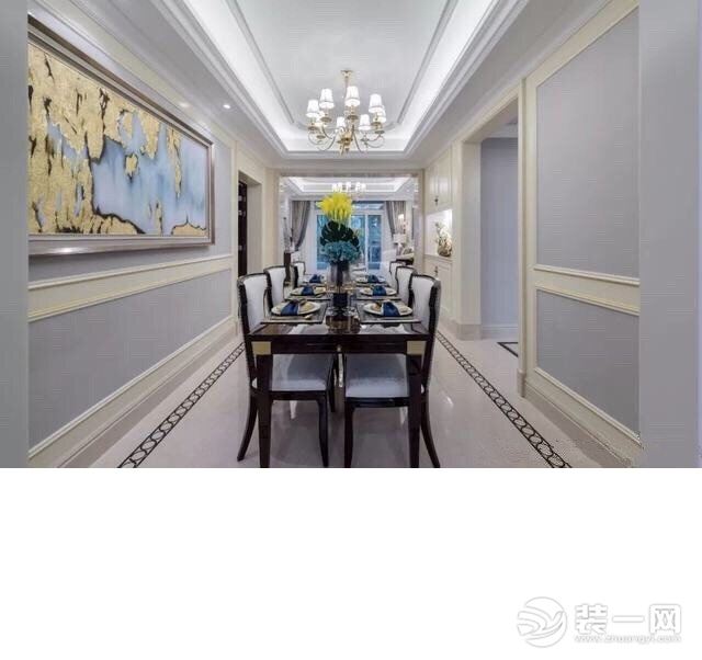 惠州景欣装饰110平方北欧风格餐厅效果图