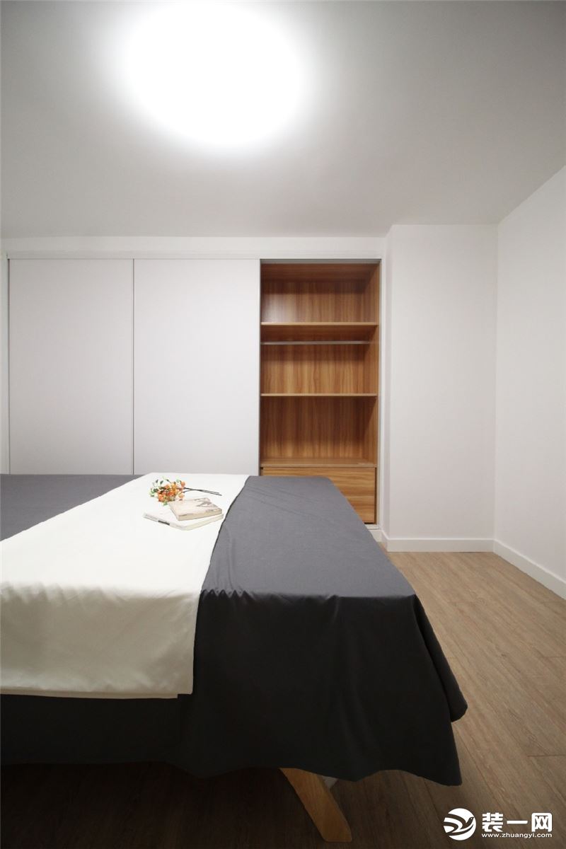 惠州景欣装饰68m²loft户型现代北欧，适合小夫妻卧室装饰效果图
