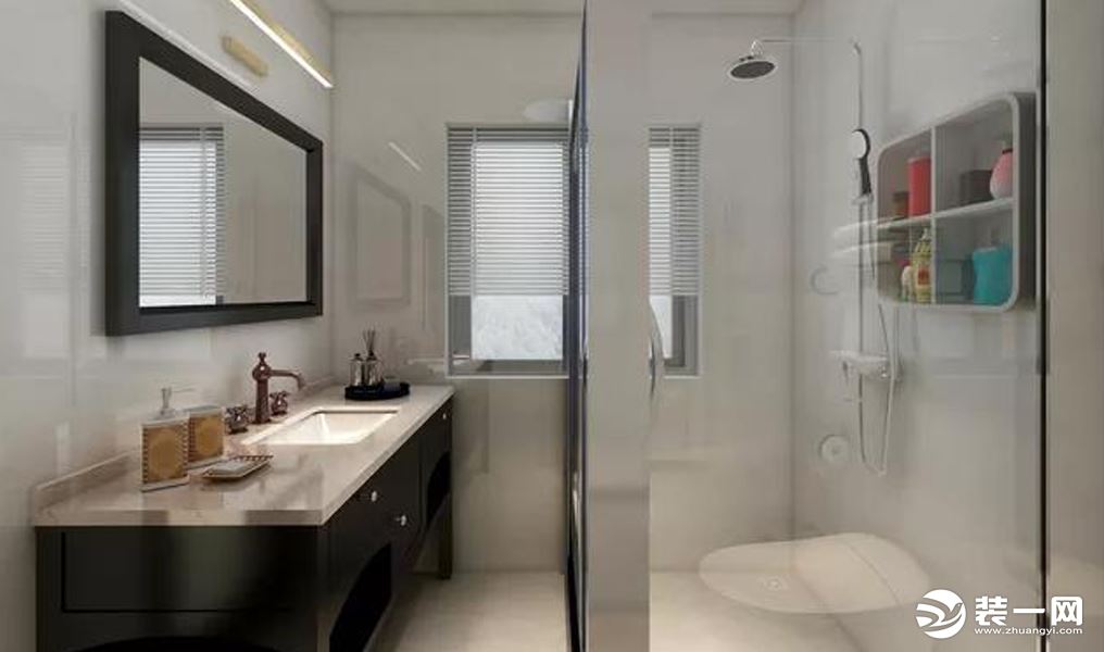 惠州景欣装饰185平米现代简约四室浴室效果图