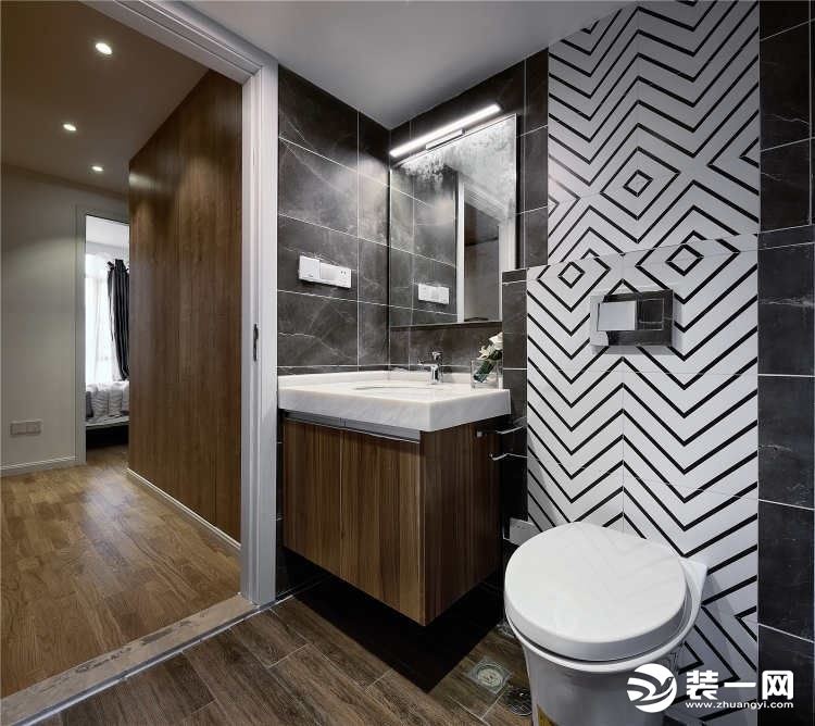 惠州景欣装饰126平米现代风格浴室效果图