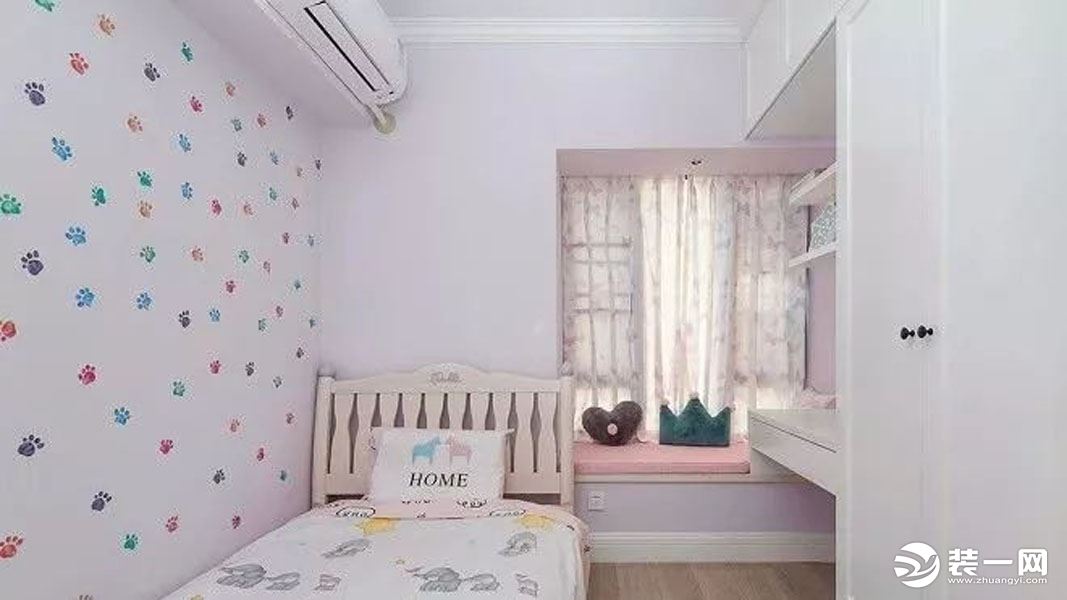 惠州景欣装饰115平米简约北欧设计卧室效果图