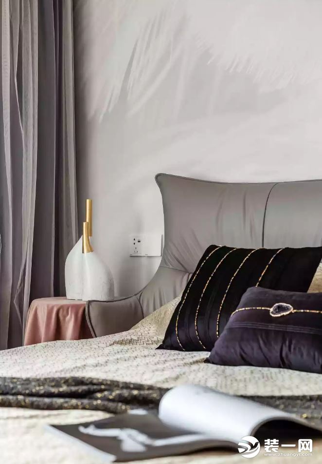 惠州景欣装饰119㎡简约风格，这样的设计看一眼就心动卧室效果图