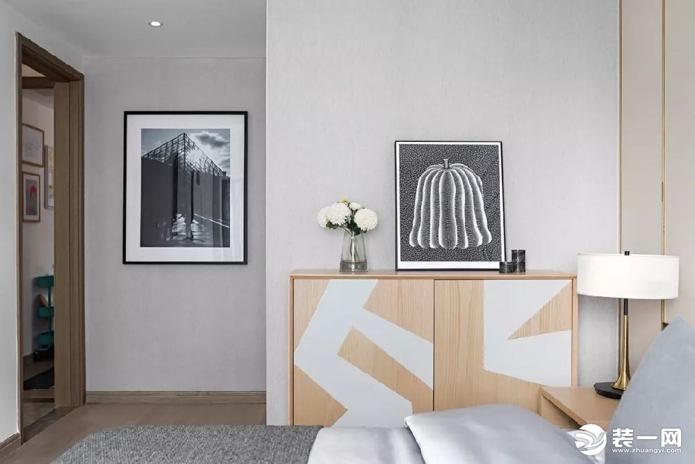 惠州景欣装饰都市主义的品质体验，现代简约103平米卧室效果图