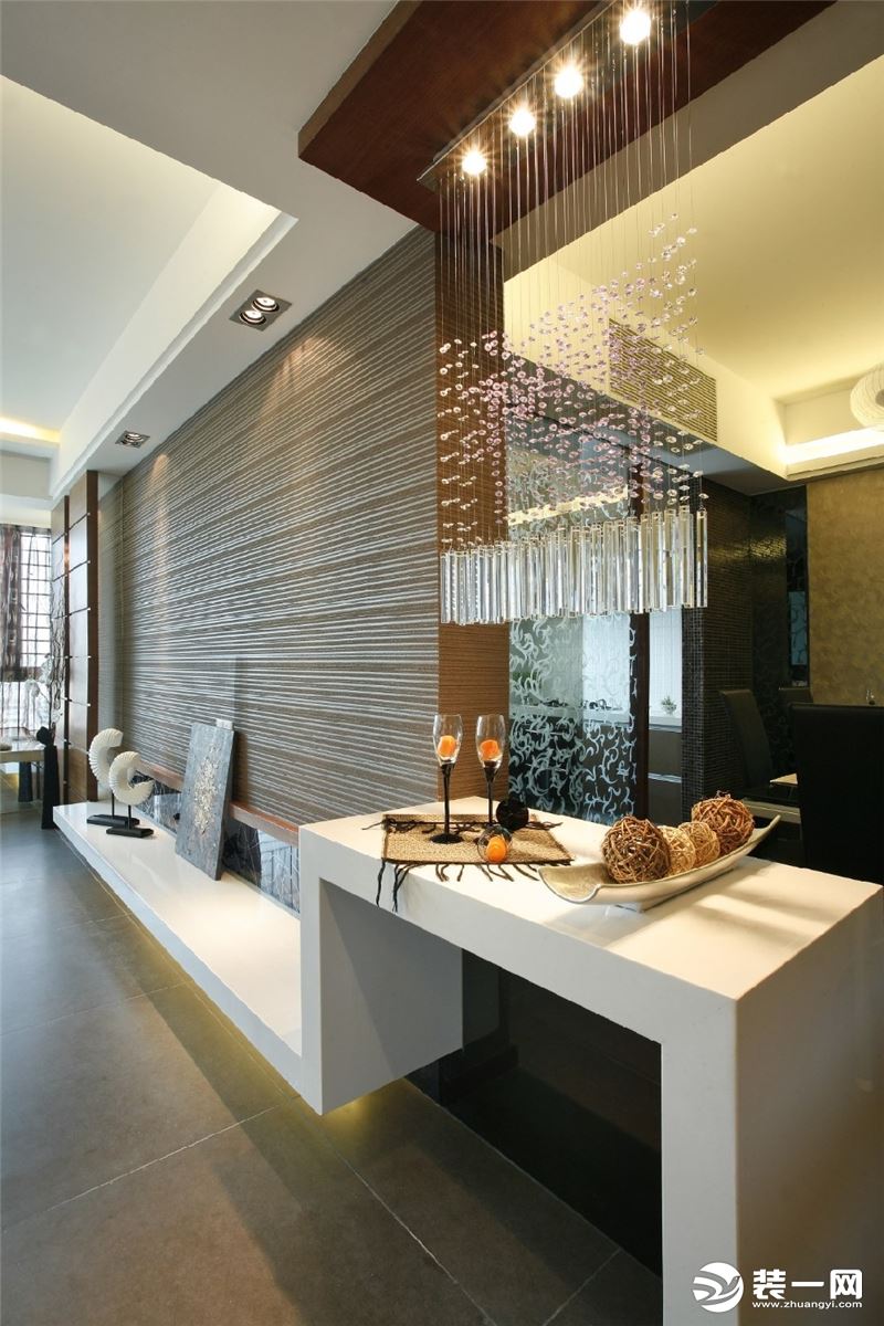 惠州景欣装饰120平方现代简约风，生活不只是生活餐厅效果图