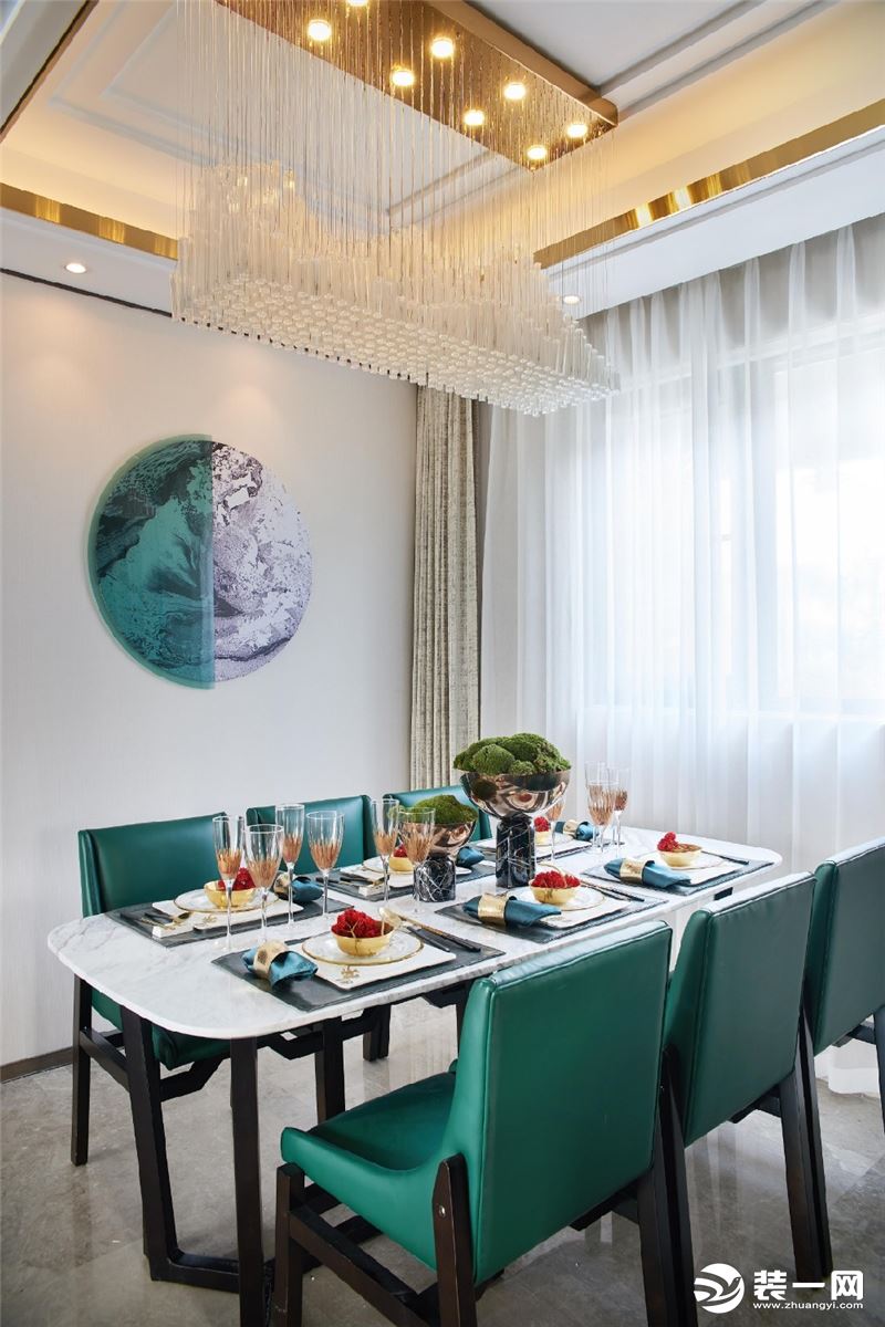 惠州景欣装饰充满艺术格调的生活旅程餐厅效果图