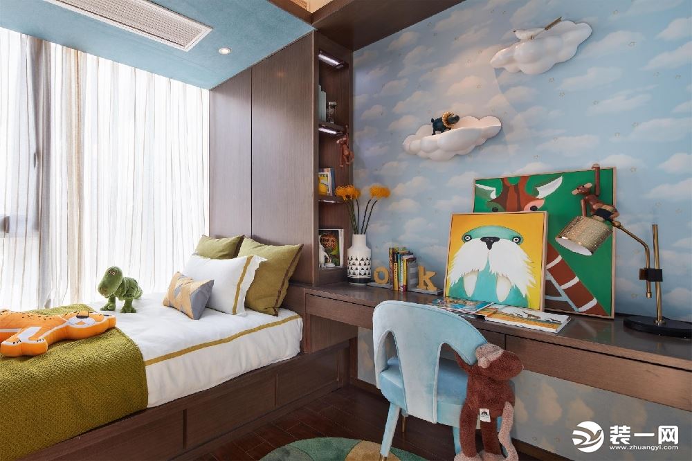 惠州景欣装饰充满艺术格调的生活旅程卧室效果图