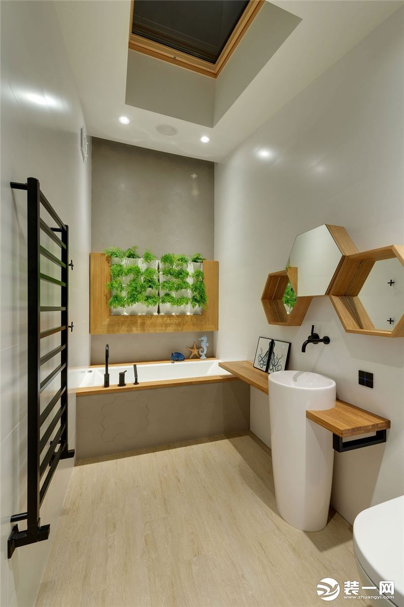 惠州景欣装饰带滑梯的212平米复式公寓设计厨卫效果图