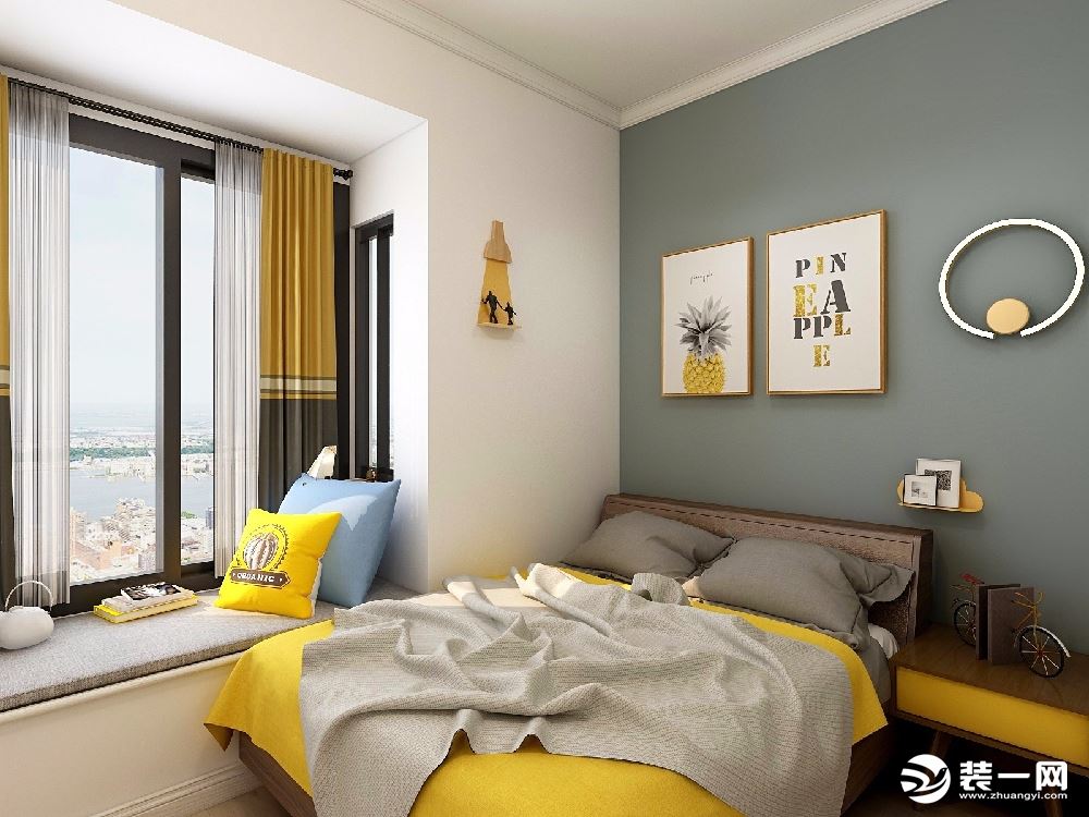 惠州景欣装饰公寓的精致，好色之旅卧室效果图