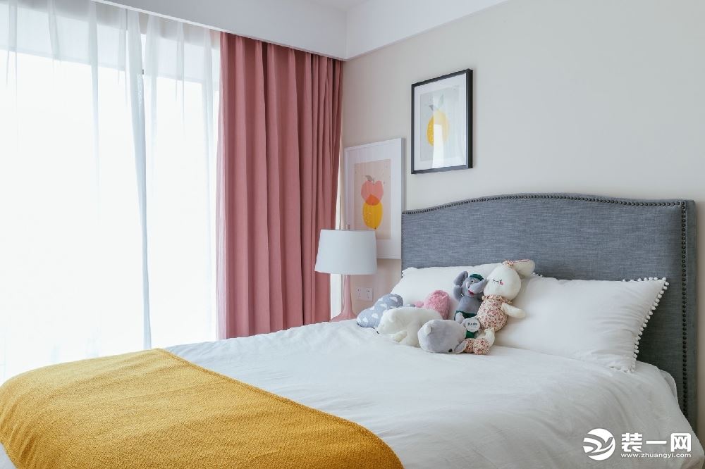 惠州景欣装饰130㎡舒适北欧三居室，生活就是简单随性儿童房效果图