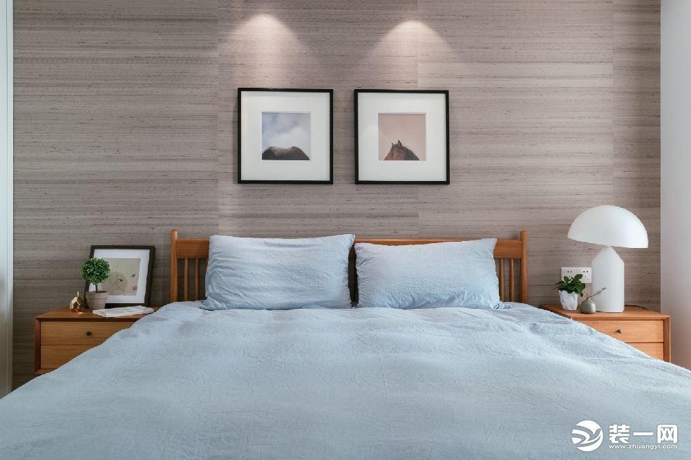 惠州景欣装饰130㎡舒适北欧三居室，生活就是简单随性老人房效果图