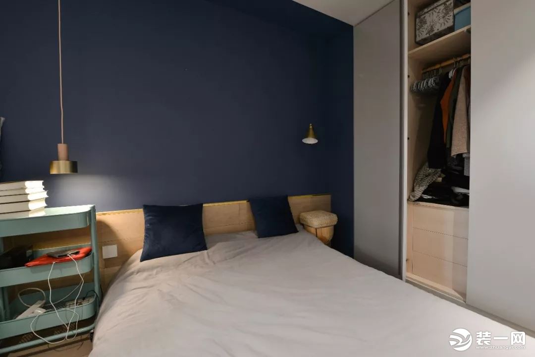 惠州景装饰欣75㎡的现代风小户型公寓卧室效果图