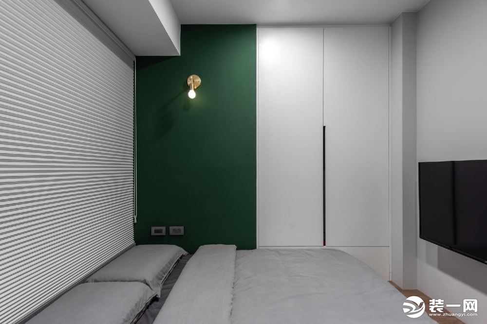 惠州景欣装饰94 ㎡宁静诙谐的现代简约风卧室效果图