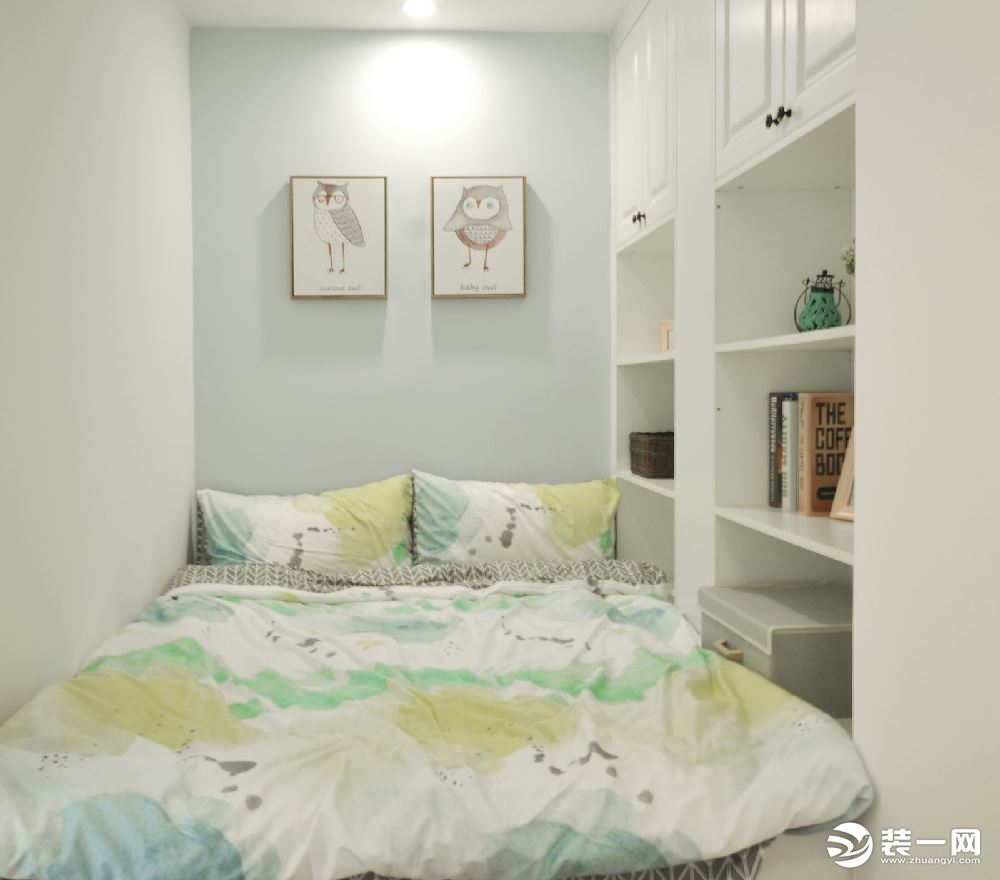 惠州景欣装饰63㎡小户型改造，两房变三房卧室效果图