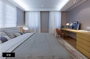 惠州景欣装饰230平方复式现代风格卧室效果图