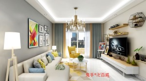 惠州景欣装饰100平方现代风格效果图