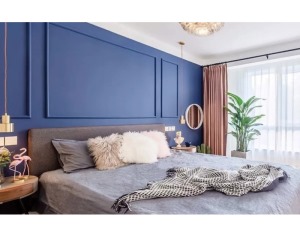 惠州景欣装饰温馨两室95㎡现代简约风格卧室效果图