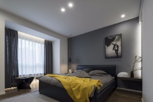 惠州景欣装饰150㎡现代主义3室2厅卧室效果图