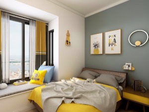 惠州景欣装饰公寓的精致，好色之旅卧室效果图