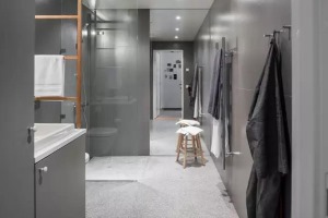 惠州景欣装饰拆除隔墙，让空间更加的功能化浴室效果图