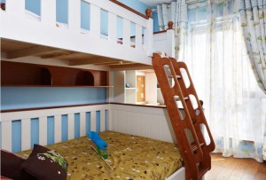 现代简约风格三居室儿童房装修效果图
