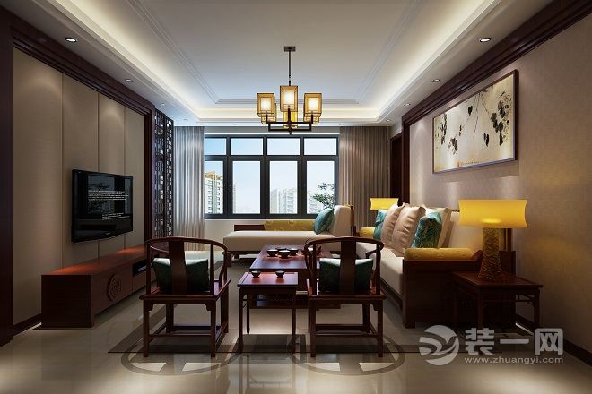 上海兰园别墅186平米现代风格客厅