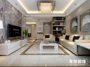 郑州龙发装饰阿卡迪亚180平方四室两厅装修案例效果图