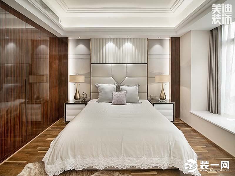 江山壹号232平米港式轻奢风装修案例实拍图--卧室