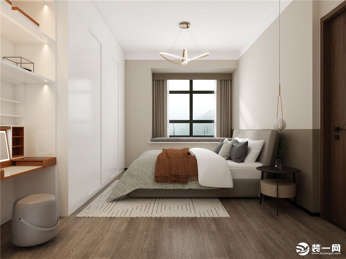东海城堡-现代风格-卧室装修效果图