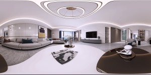 新世纪豪园255m²现代轻奢风格装修效果图