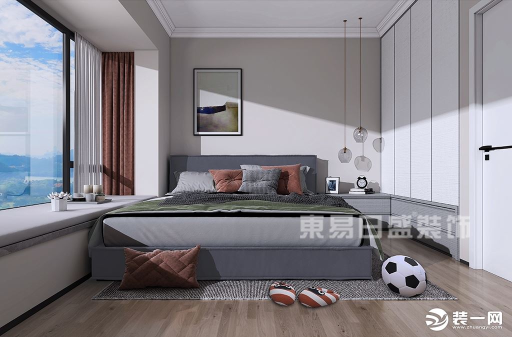 家和时代-现代简约风格-卧室装修效果图