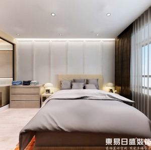 东江豪门150平四房二厅现代简约卧室装修效果图
