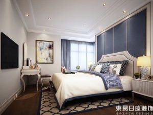 嘉宏锦园三房二厅105平现代卧室装修效果图