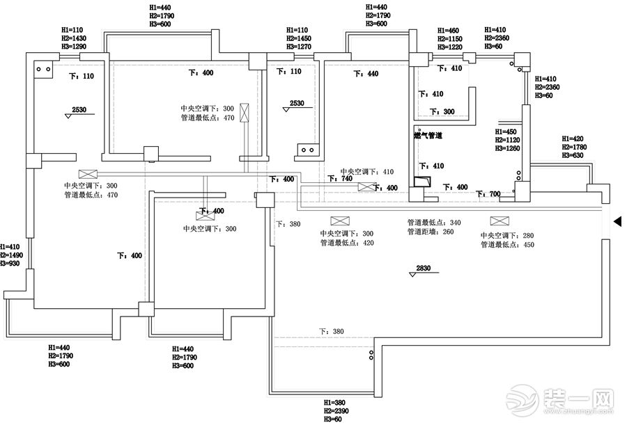 原始戶型結(jié)構(gòu)圖