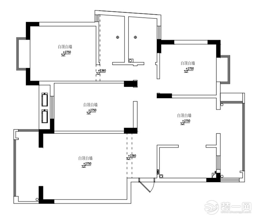 原始戶型結(jié)構(gòu)圖