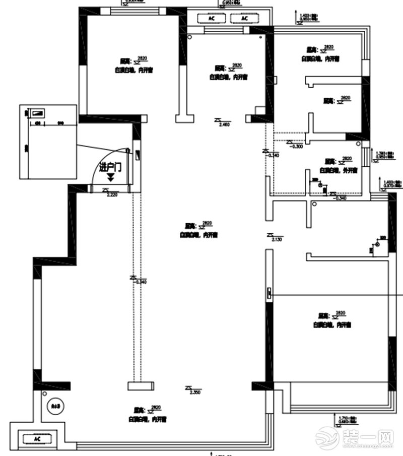 原始戶型結(jié)構(gòu)圖