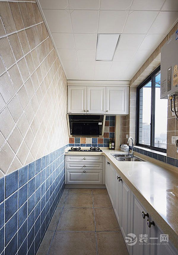 锦泰家园 三居室 100平 造价11万 非典型地中海厨房